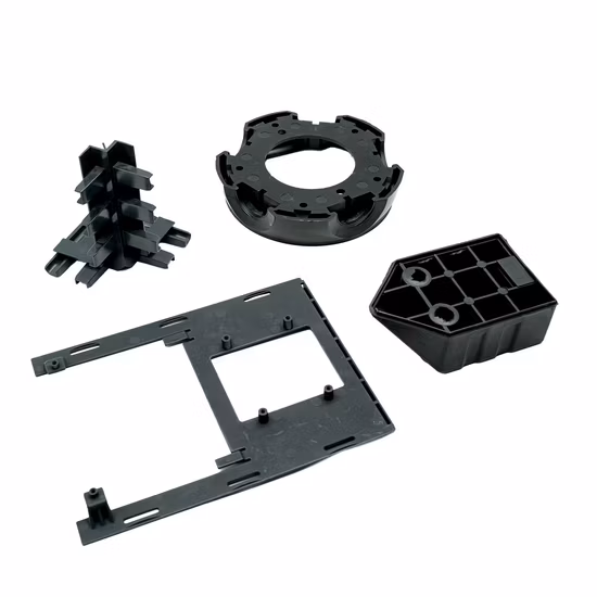 Piezas de plástico moldeadas por inyección personalizadas al por mayor de fábrica mediante proceso de moldeo por inyección ABS, como PA, PE, PP PVC, PC